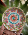 Handcrafted Decoupaged Trinket Tray – Mandala Charm