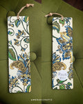 Handcrafted Double-Sided Decoupaged MDF Bookmark – Floral Art