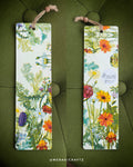 Handcrafted Double-Sided Decoupaged MDF Bookmark – Wildflowers