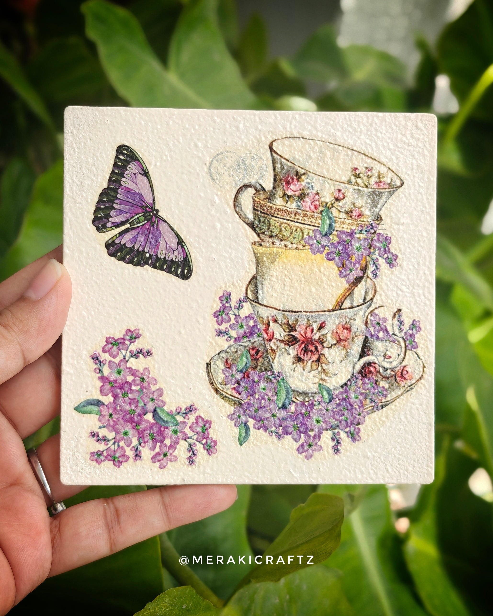 Handcrafted Vintage Floral Coasters