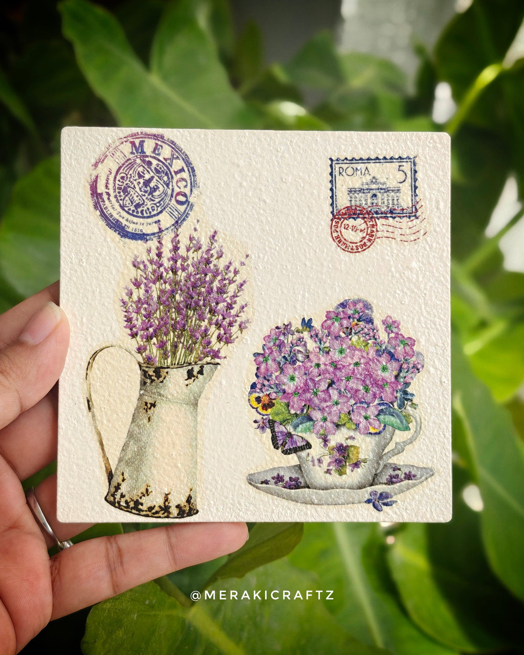 Handcrafted Vintage Floral Coasters
