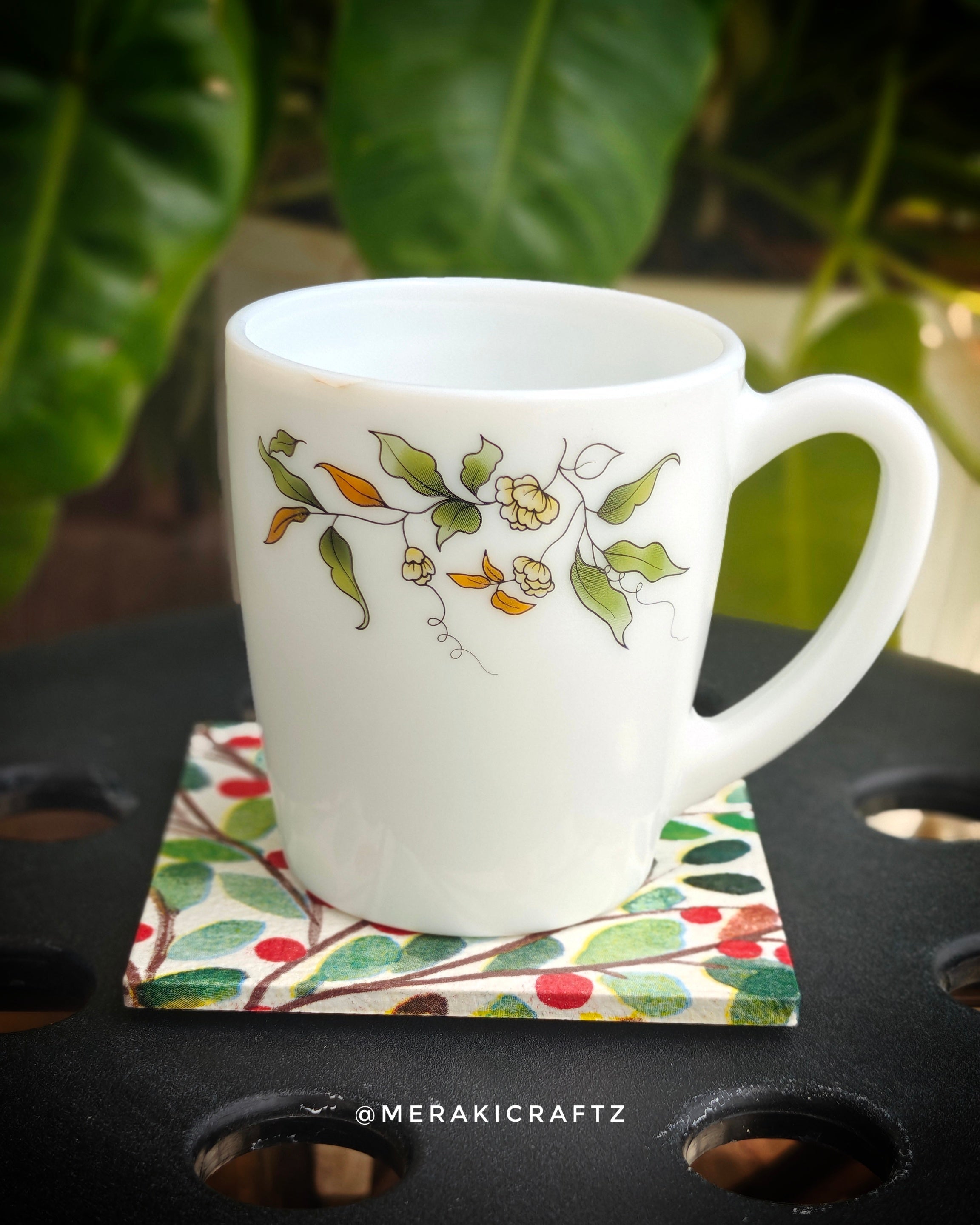 Handcrafted Lavender Decoupage Coasters