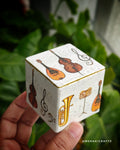 Handcrafted Upcycled Decoupaged Tin Storage Container – Melody Keepsake Box