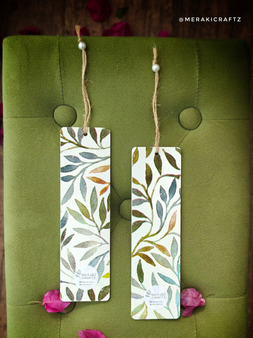 Handcrafted Double-Sided Decoupaged MDF Bookmark – A Teacher’s Lasting Impact